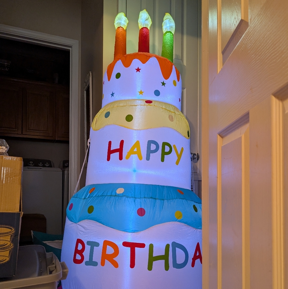Inflatable Birthday Cake